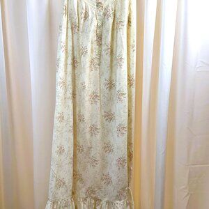 Women's Vintage Victoria's Secret Medium Floral Cotton Sleeveless Long Nightgown